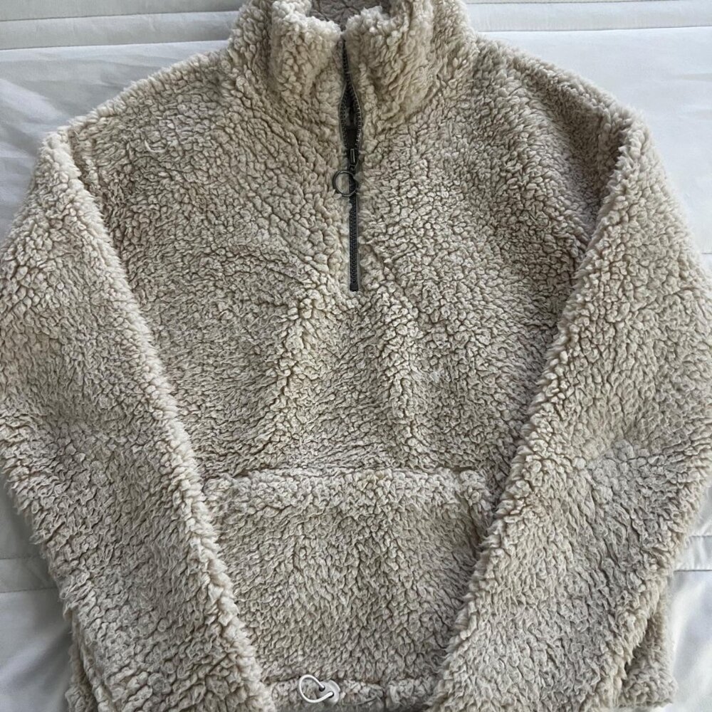 Sonoma Goods Furry Quarter Zip Up
